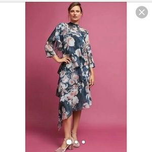Anthropologie Sammy Tiered Floral Dress